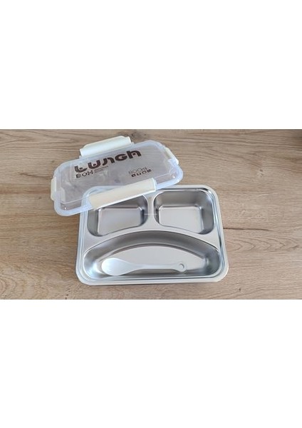 Hybrid Bento Box 800 ml - Bpa'sız Plastik Gövde, Paslanmaz Çelik Bölmeli Çok Amaçlı Yemek Kabı 2349 (Pembe) modelleri