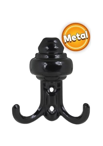 Home 2 Kancalı Portmanto Dolap Askısı Seti: 5 Adet, Dayanıklı ve Şık Tasarım (Siyah) fiyatları