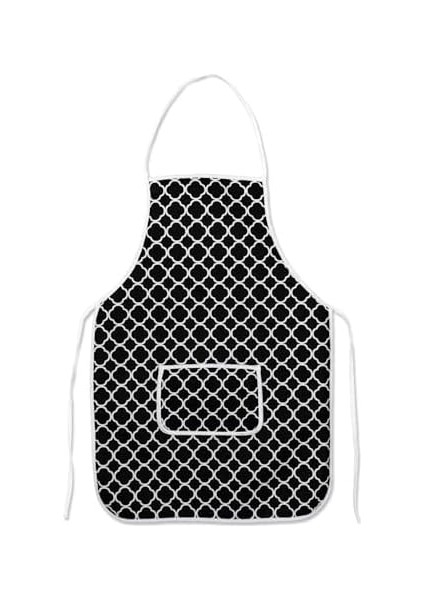 Sıvı Geçirmez Mutfak Önlüğü Sünger Dolgulu Çift Hazneli Cepli Model & Siyah fiyatları