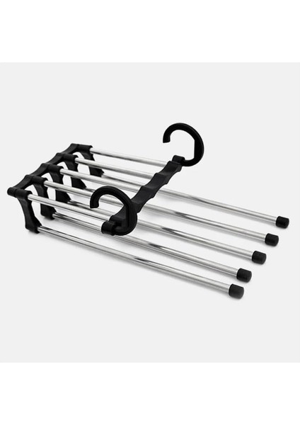 Askısı Hareketli Dolap Içi 2 Katlı Katlanabilir 5'li,pantolon,kravat,etek,şal,elbise Için Organizer Askı