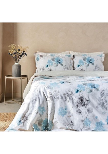 Claire Delfina Desenli Pamuk Çift Kişilik Nevresim Takımı