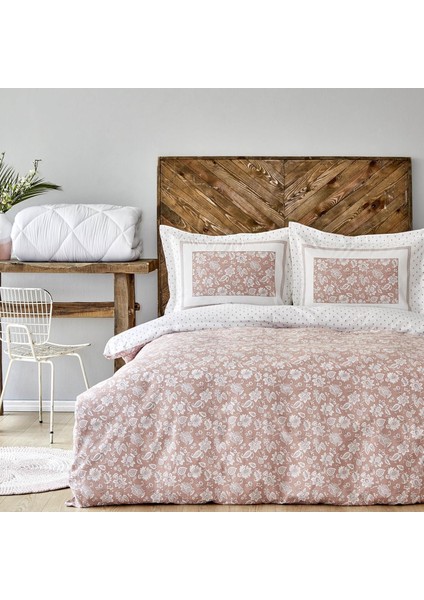 Home Celerina Pembe Çift Kişilik Nevresim Takımı (Fitted)