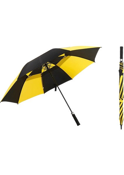 135CM Nefes Alabilen Golf Erkek Düz Şemsiye (Yurt Dışından)