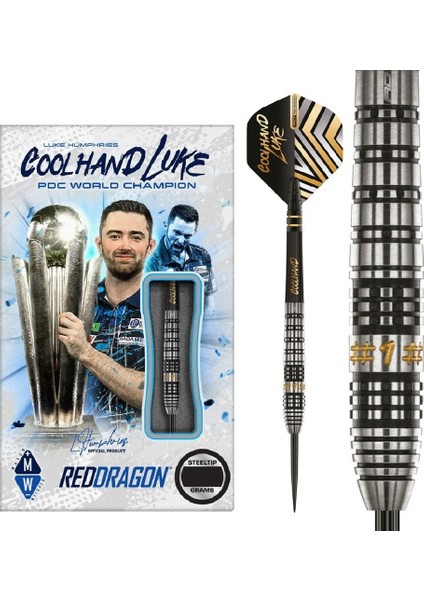 Luke Humphries Prestige % 90 Tungsten Çelik Uçlu Dart Oku