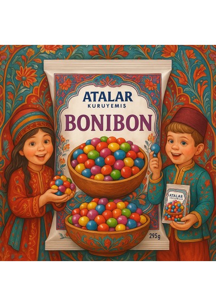 Atalar Kuruyemiş Renkli Bonibon Draje 250 gr – Neşeli Renkler, Tatlı Lezzetler!