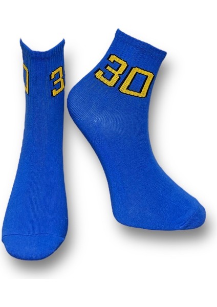 2'Li Basketbol Temalı Esnek Nem Alabilen Pamuklu Spor Soket Çoraplar fırsatları