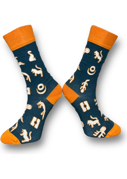 3'Lü Pati, Bilim Ve Oyun Tasarımlı Esnek Nem Alabilen Pamuklu Spor Soket Çoraplar fırsatları