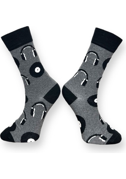 3'Lü Müzik, Uzay Ve Bilim Temalı Esnek Nem Alabilen Pamuklu Spor Soket Çoraplar fiyatları