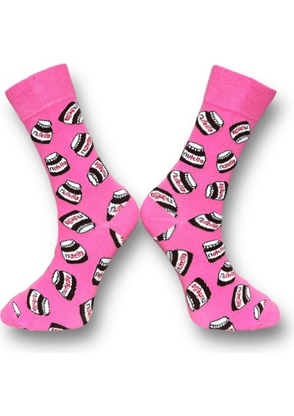 3'Lü Çikolata Motifli Esnek Nem Alabilen Pamuklu Spor Soket Çoraplar fırsatları