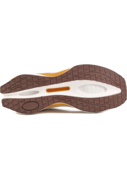 Bej Fileli Hafif Esnek Memory Foam Erkek Spor Ayakkabı Tirispol M
