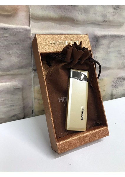 Marka Rüzgar Çakmak Gazlı Sarı Gold Renk Kişiye Özel Çakmak