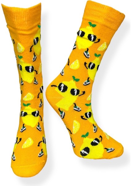 5'Li Meyve Ve Hayvan Temalı Kivi, Karpuz, Avokado, Bal Arısı Ve Elma Tasarımlı Esnek Nem Alabilen Pamuklu Spor Soket Çoraplar indirimleri