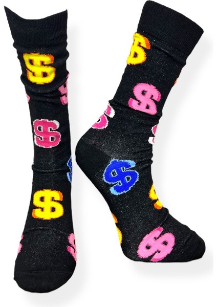 5'Li Love Ve Geometri Tasarımlı Esnek Nem Alabilen Pamuklu Spor Soket Çoraplar modelleri