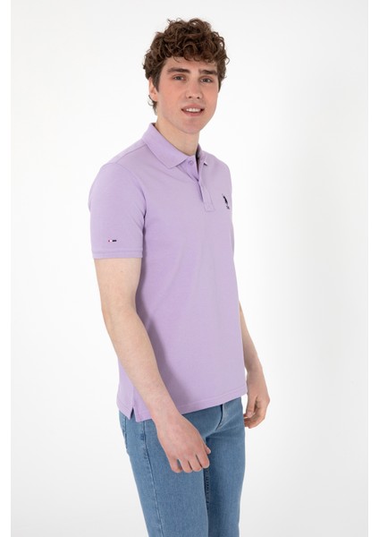 Erkek Lila Tişört Basic 50307699-VR034