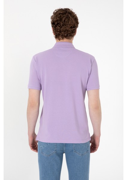 Erkek Lila Tişört Basic 50307699-VR034