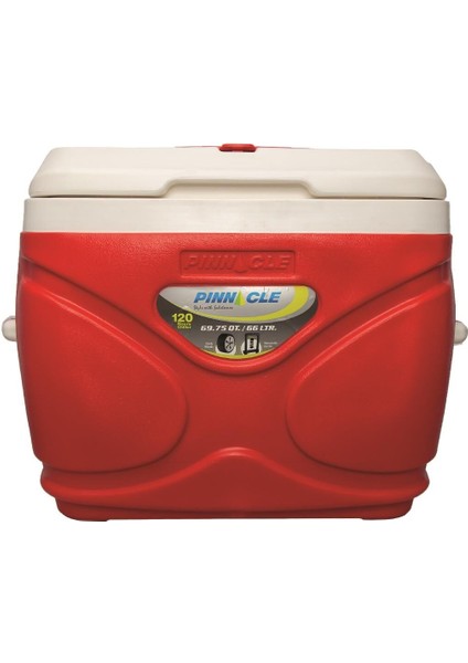 Pinnacle Prudence Tekerlekli Buzluk 66 Litre-Kırmızı