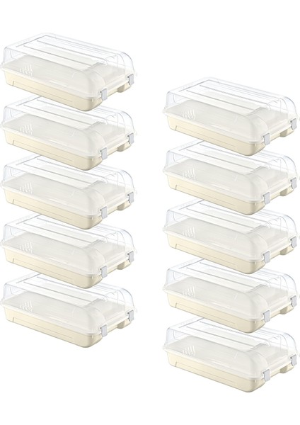 10'lu Set Kadın Latte Ayakkabı Kutusu