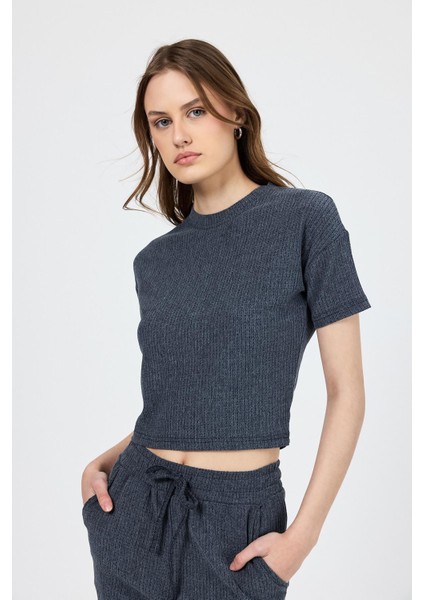 Indigo Bisiklet Yaka Bürümcük Doklu Kumaş Alt Üst Takım 1455 fiyatları