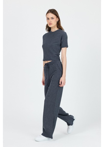 Indigo Bisiklet Yaka Bürümcük Doklu Kumaş Alt Üst Takım 1455 modelleri