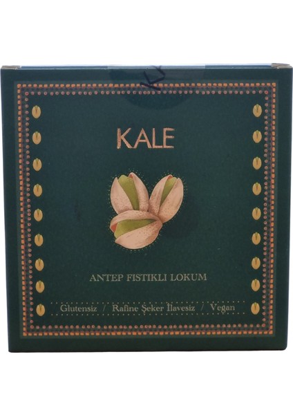 Şekersiz Vegan Antep Fıstıklı Lokum 120 gr