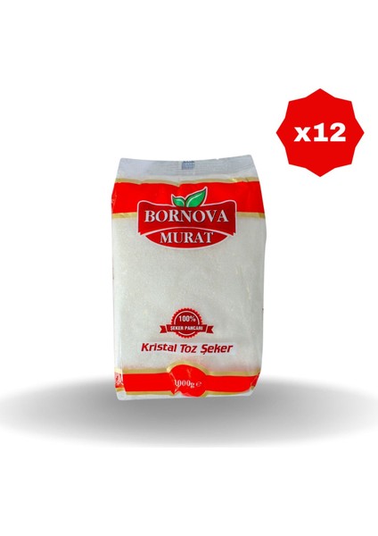 Toz Şeker 1 kg x 12 Adet