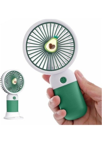 Şarjlı Masa Üstü ve El Fan Taşınabilir Şarj Edilebilir Serinletici Mini Fan