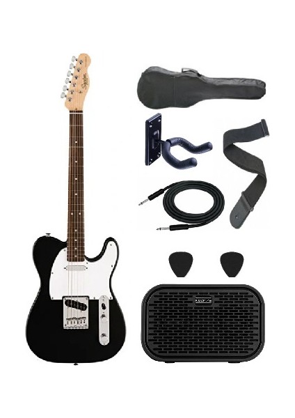 Debut Serisi Telecaster Laurel Klavye Black Elektro Gitar Seti