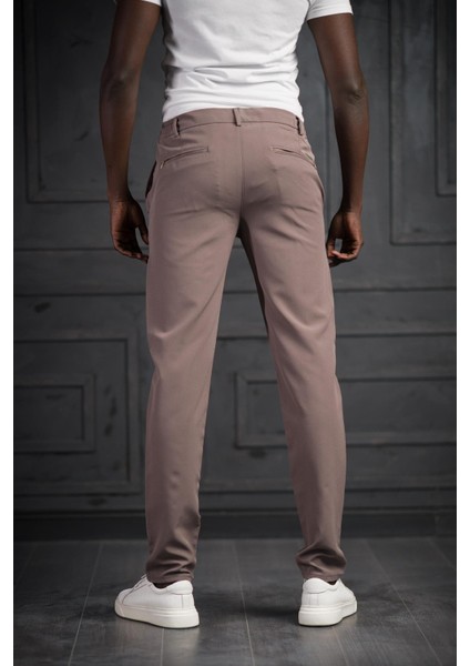Beli Lastikli ve Iplikli Likralı Slimfit Yazlık Kumaş Jogger Pantolon fırsatları