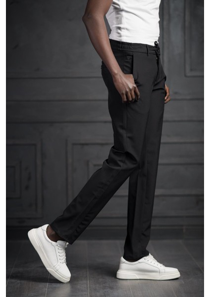 Beli Lastikli ve Iplikli Likralı Slimfit Yazlık Kumaş Jogger Pantolon fiyatları