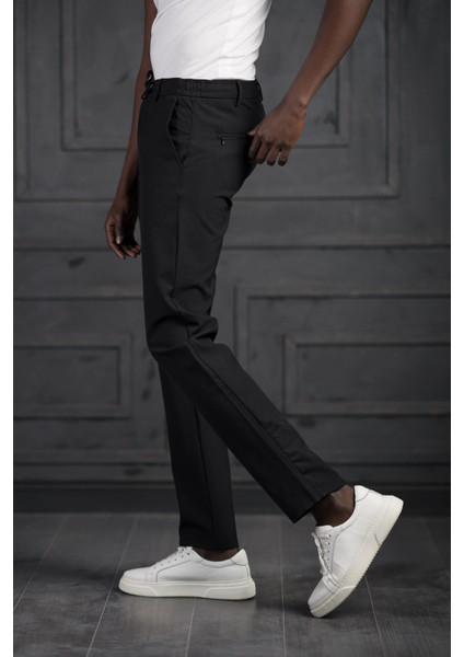 Beli Lastikli ve Iplikli Likralı Slimfit Yazlık Kumaş Jogger Pantolon modelleri