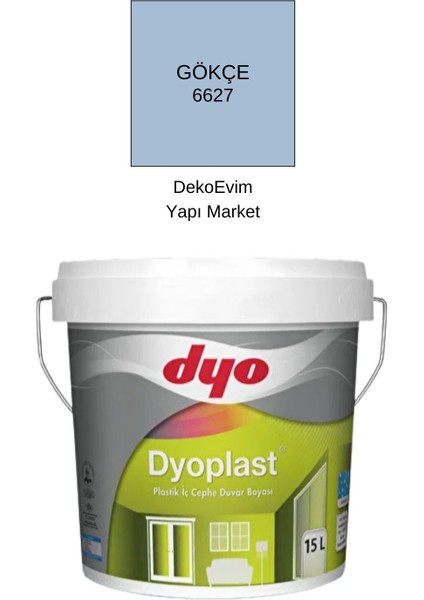 plast Plastik Iç Cephe Duvar B. Gökçe 15 Lt.