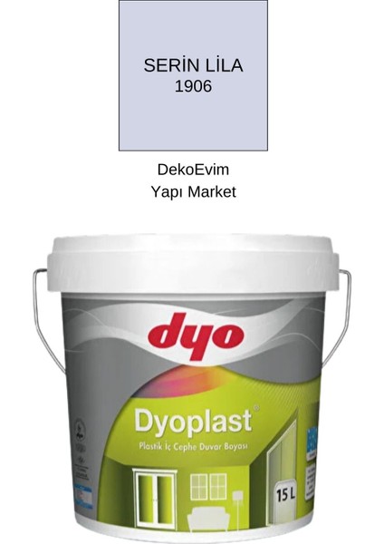 plast Plastik Iç Cephe Duvar B. Serin Lila 15 Lt.