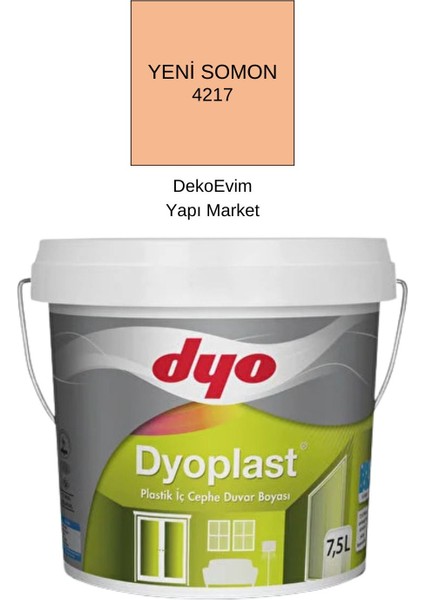 plast Plastik Iç Cephe Duvar B. Yeni Somon 7,5 Lt.