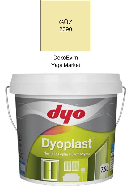 plast Plastik Iç Cephe Duvar B. Güz 7,5 Lt.