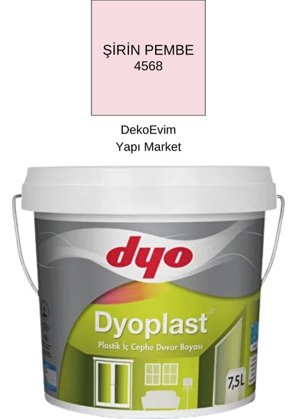 plast Plastik Iç Cephe Duvar B. Şirin Pembe 7,5 Lt.