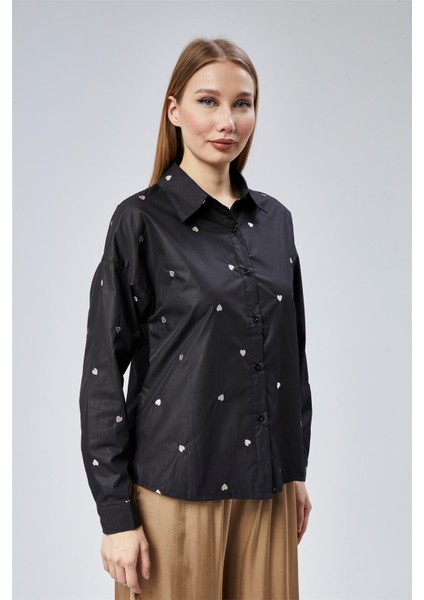 Kalp Nakışlı Gömlek fiyatları