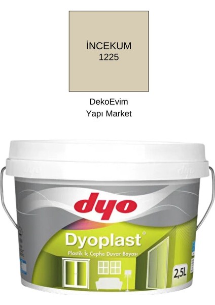 plast Plastik Iç Cephe Duvar B. Incekum 2,5 Lt.