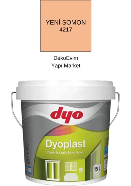 plast Plastik Iç Cephe Duvar B. Yeni Somon 15 Lt.