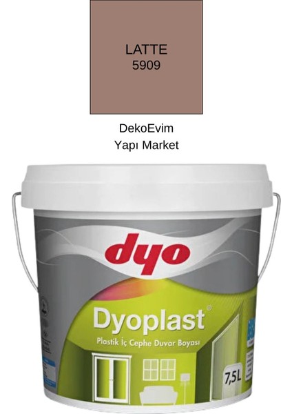 plast Plastik Iç Cephe Duvar B. Latte 7,5 Lt.