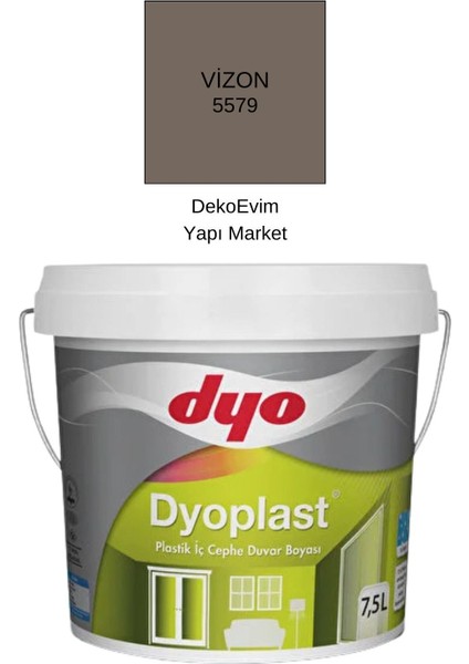 plast Plastik Iç Cephe Duvar B. Vizon 7,5 Lt.