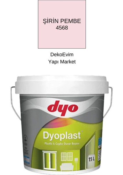 plast Plastik Iç Cephe Duvar B. Şirin Pembe 15 Lt.