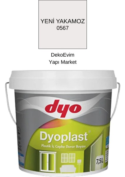 plast Plastik Iç Cephe Duvar B. Yeni Yakamoz 7,5 Lt.