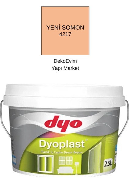 plast Plastik Iç Cephe Duvar B. Yeni Somon 2,5 Lt.