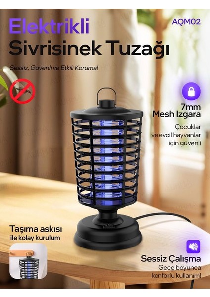 Ergonomik 3.6-4W 110-220V Askılı Sessiz Kokusuz Uv Işık Elektrikli Sinek Tuzağı Sivrisinek Kovucu