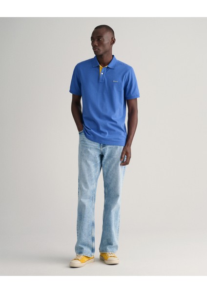 Erkek Mavi Regular Fit Polo 2062026.407 fiyatları