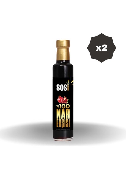 Nar Ekşisi 340 gr Cam - (2 Adet)