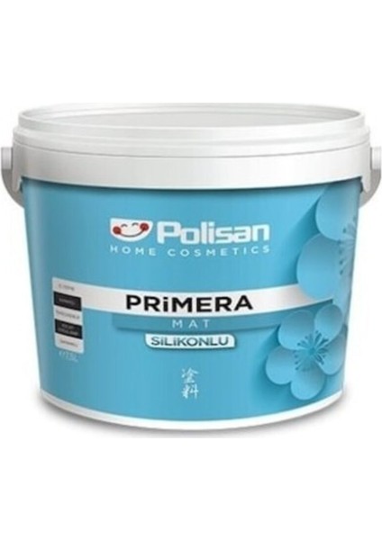 Primera Silikonlu Mat Iç Cephe Boyası 7.5 Lt 1520 Roma Sarısı Cİ-6511
