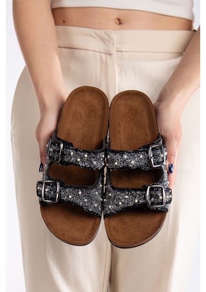 Pien Çift Tokalı Şık Günlük Ful Ortapedik Terlik fiyatları