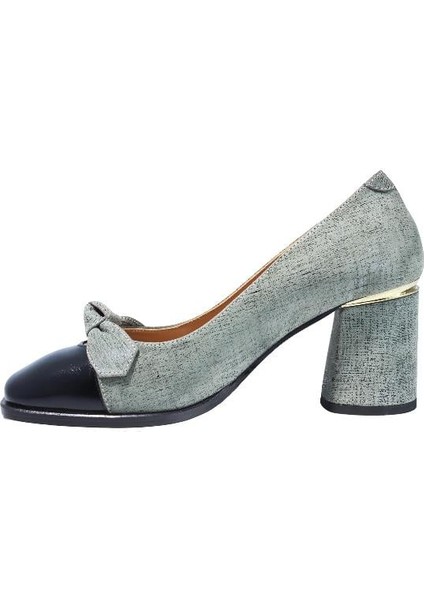 Deri Sıyah-Yesıl Ayakkabı Günlük 01 8225 fiyatları