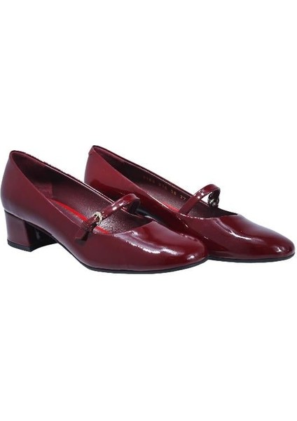 Deri Bordo-Kırmızı Ayakkabı Günlük 916 58 modelleri